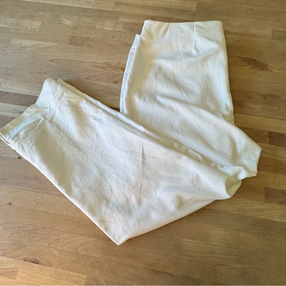 CHARTER CLUB Pant Shop White Stretch Pants Side Zip Women’s 14W Cotton Blend - Picture 9 of 14